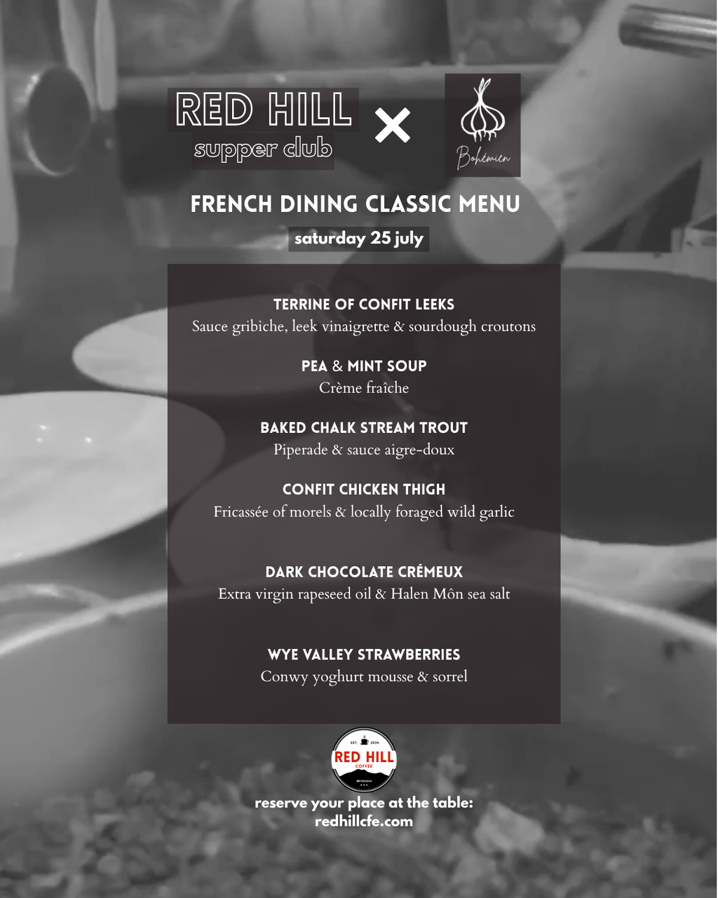 Red Hill Supper Club — French Night with Bohemien | July 25