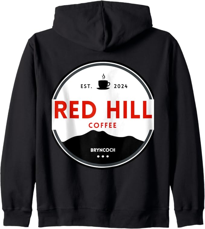 Red Hill Coffee | Statement Logo Zip Hoodie