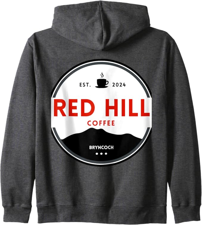 Red Hill Coffee | Statement Logo Zip Hoodie