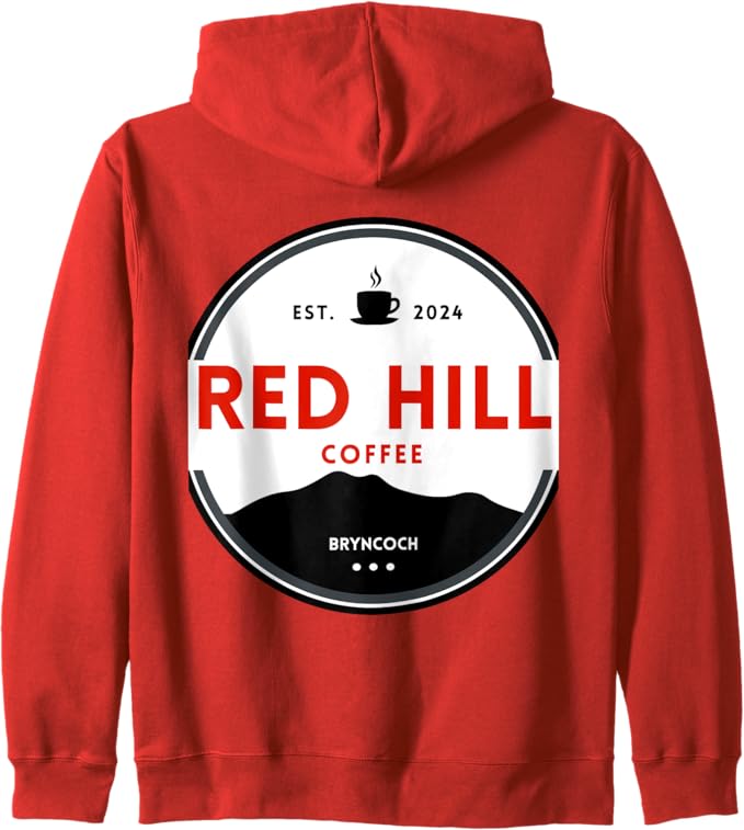 Red Hill Coffee | Statement Logo Zip Hoodie