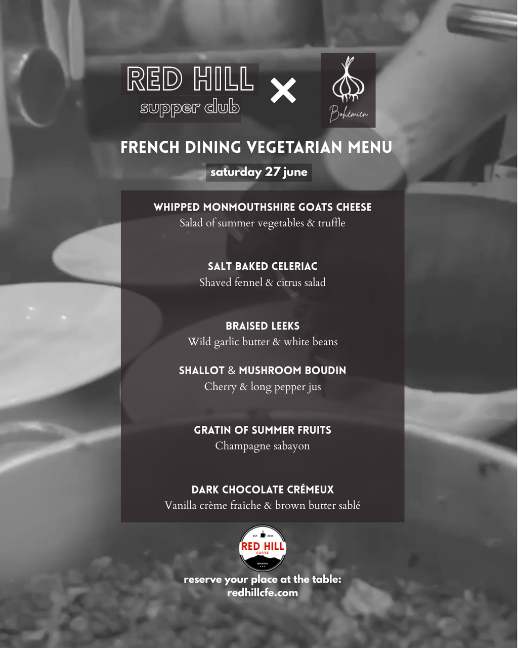 Red Hill Supper Club — French Night with Bohemien | June 27