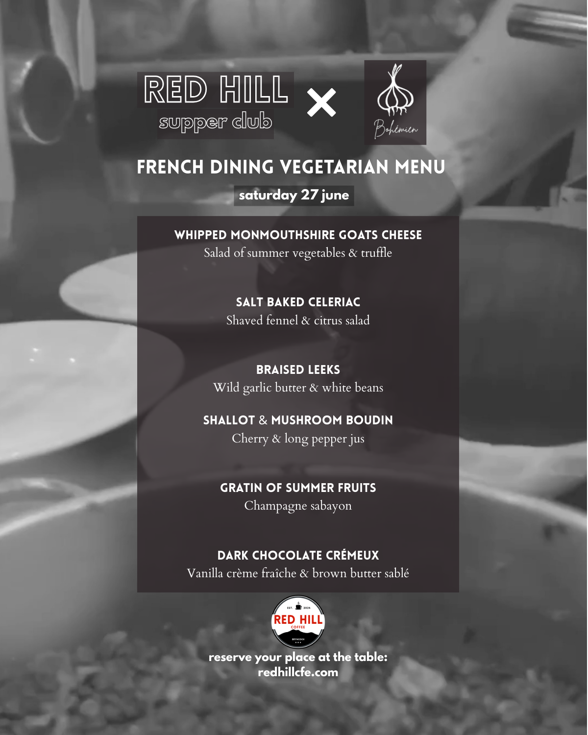 Red Hill Supper Club — French Night with Bohemien | June 27