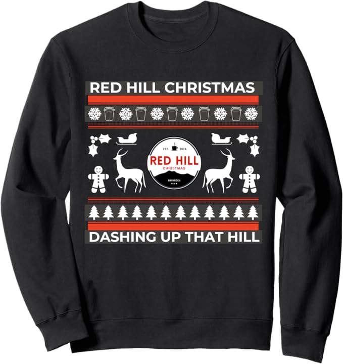 Red Hill Christmas Jumper – Dashing Up That Hill